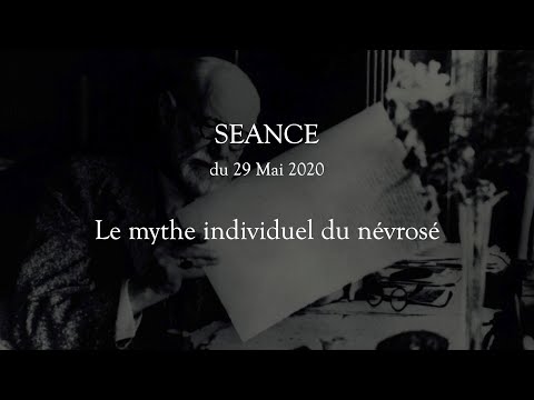 Séminaire "Le mythe individuel du névrosé" (Fedepsy, Jean-Richard Freymann)